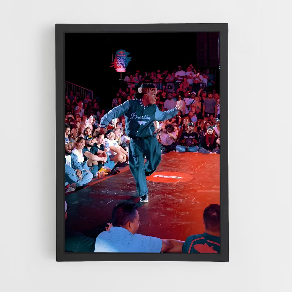 Poster Trick en Bleu – affiche Danse (vue 2)